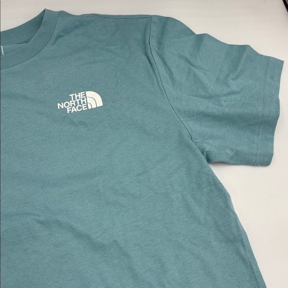 The North Face Short Sleeve Boxy NSE T-Shirt in Blue Eclipse - Picture 2 of 7